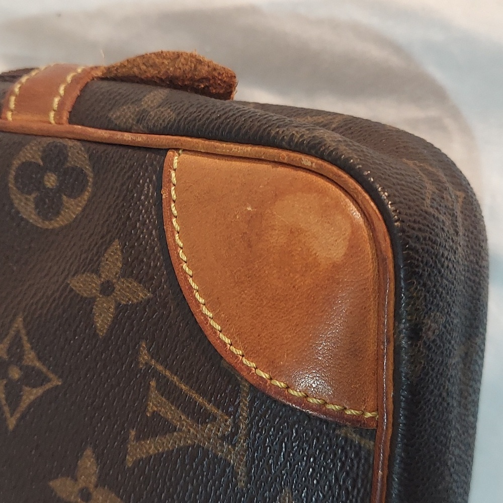 LOUIS VUITTON Marly Dragonne GM Clutch Hand Bag Monogram Brown - Picture 8 of 14